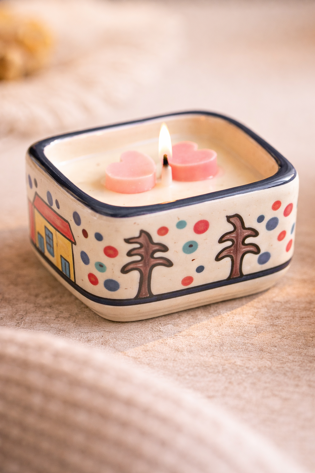 Aromatic Cityscape Candle Bowls (Pair)